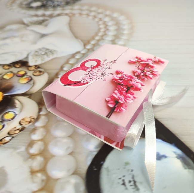 Мыльная открытка 8 марта