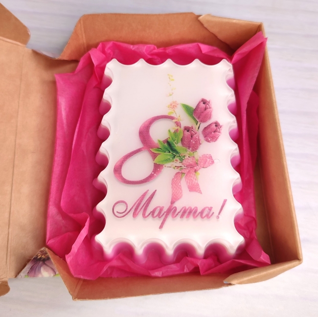 8 марта мыло с картинкой