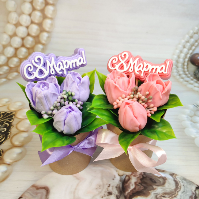 тюльпаны 8 марта