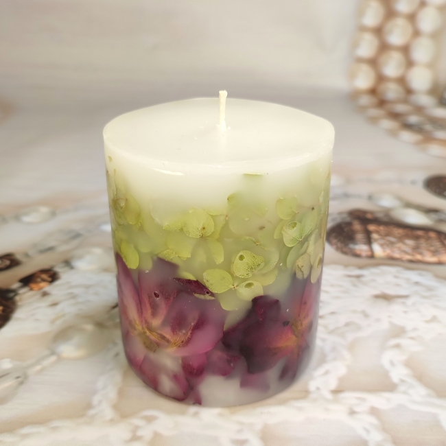 ботаническая свеча розочки