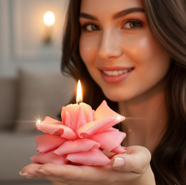 Свеча Французская роза