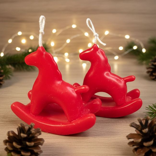 Свеча Огненная лошадка-качалка