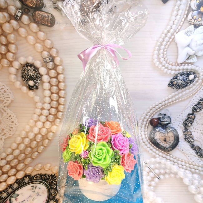 Мыльный букет Розовая сказка