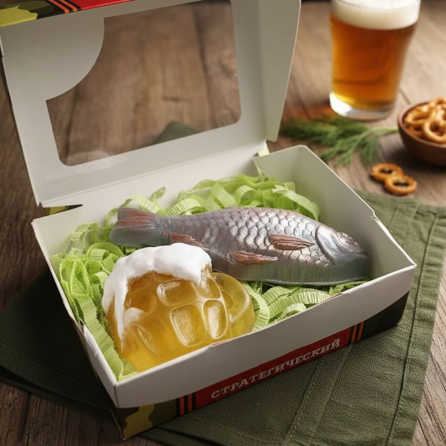 Подарочный набор пиво с рыбкой