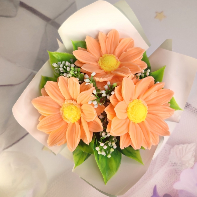 Мыльные хризантемы Доброе утро