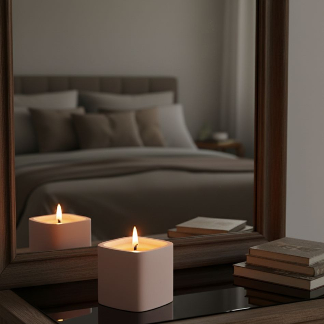 Свечи в спальне