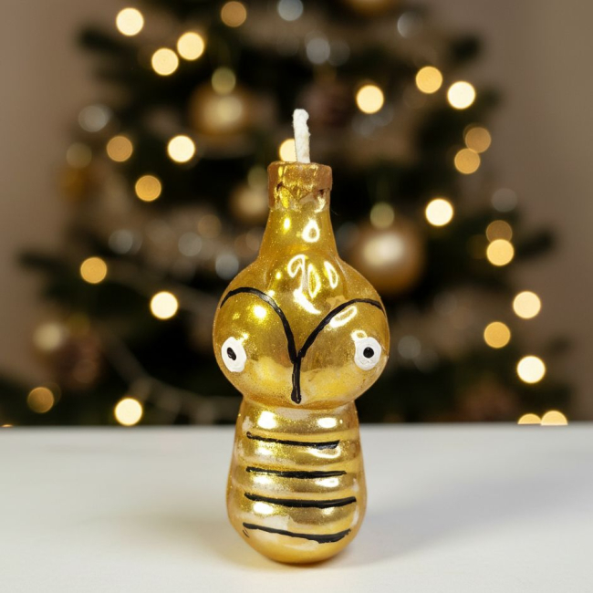 Новогодняя игрушка пчёлка