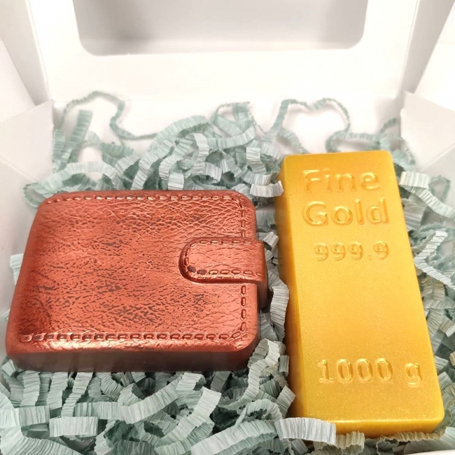 Слиток золота из мыла