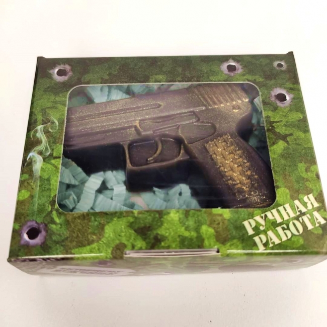 Подарок Пистолет из мыла