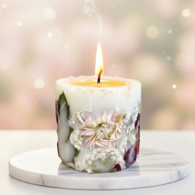 Ароматическая свеча фламинго