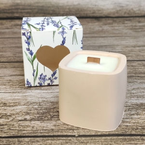 Свеча в малом кашпо