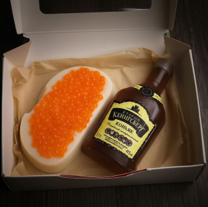 коньяк из мыла подарочный набор