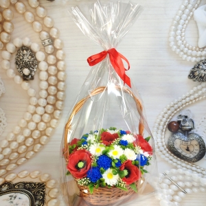 Маки в корзине