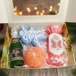 Новогодний мыльный набор