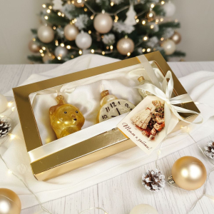 Медвежонок, часики, снегурочка