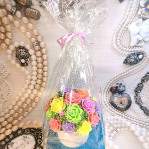 Мыльный букет Розовая сказка