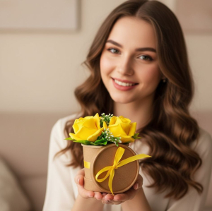 Композиция Солнечные розы