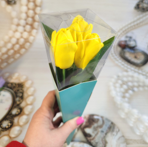 Конус с тюльпанами