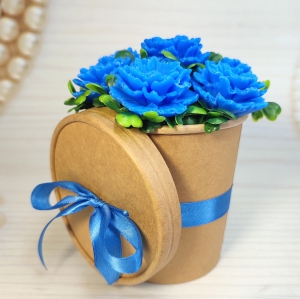 Васильки из мыла