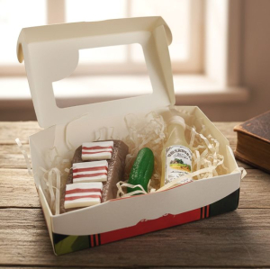 подарок на 23 февраля сало, водочка, огурчик из мыла