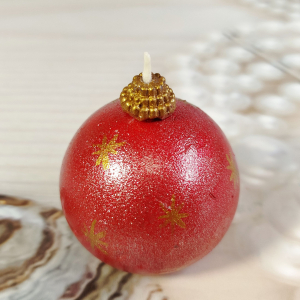 декор свеча-шар