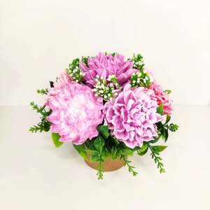 Георгины из мыла Скоро в школу