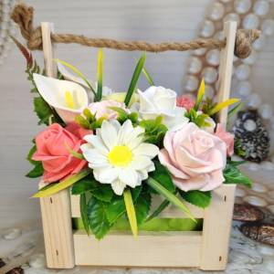 Букет из мыла Ящичек счастья