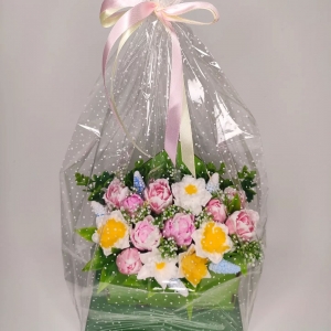 зелёный конверт в упаковке