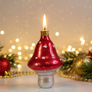 горящий мухомор