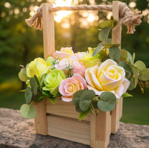 Розы в стиле кантри