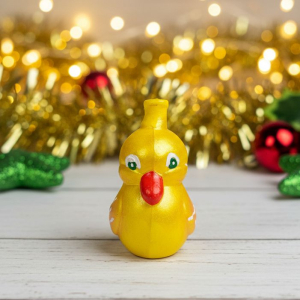 Новогодняя уточка из мыла